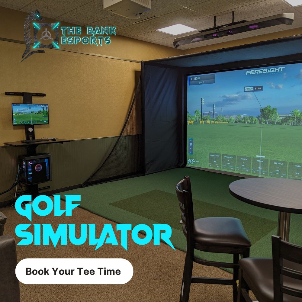 Golf simulator advertisement